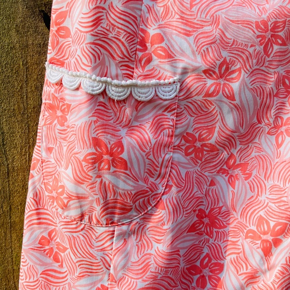 Vintage 60s The Lilly Coral Floral Shift Dress Lilly Pulitzer - Picture 4 of 12